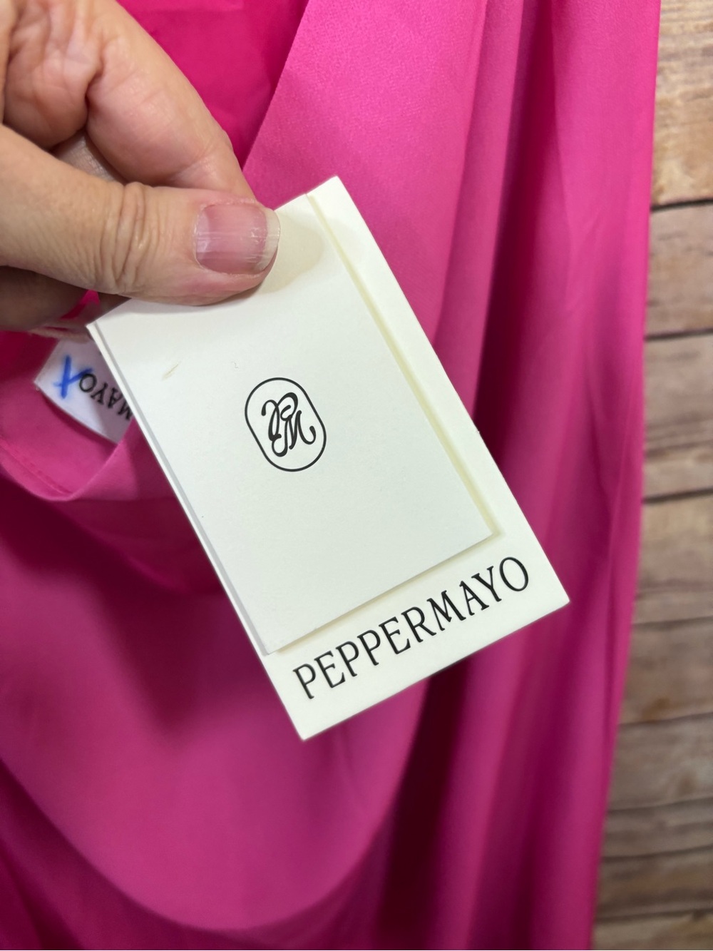 NWT PepperMayo Marianne Maxi Dress Pink Ombre Size 8 - Picture 9 of 13